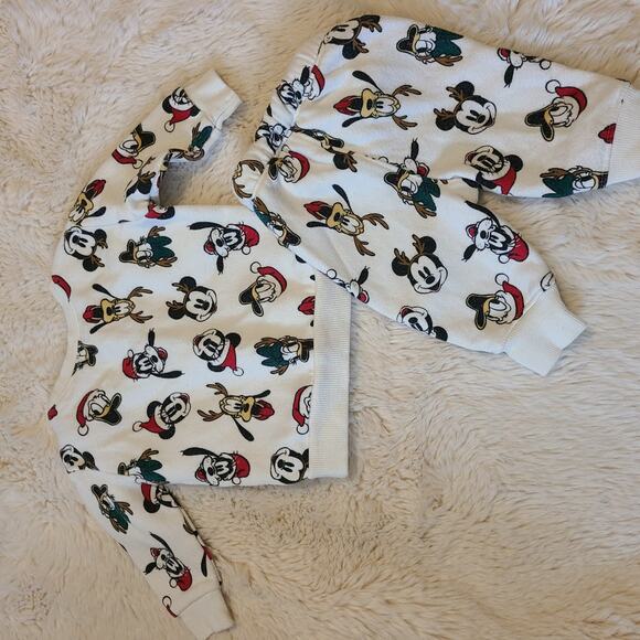 Mickey and friends Christmas Sweatshirt sweatpants outfit newborn - Picture 4 of 6